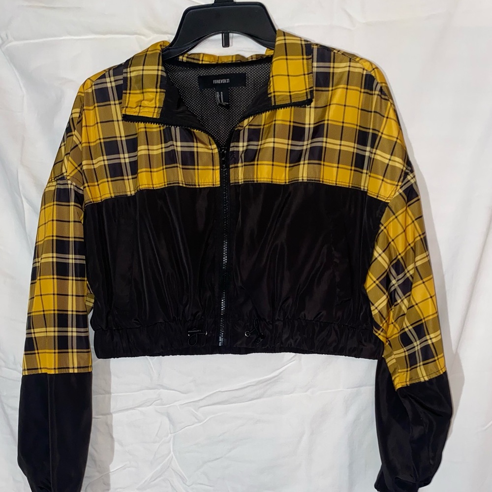 Forever21 Cropped Windbreaker Jacket